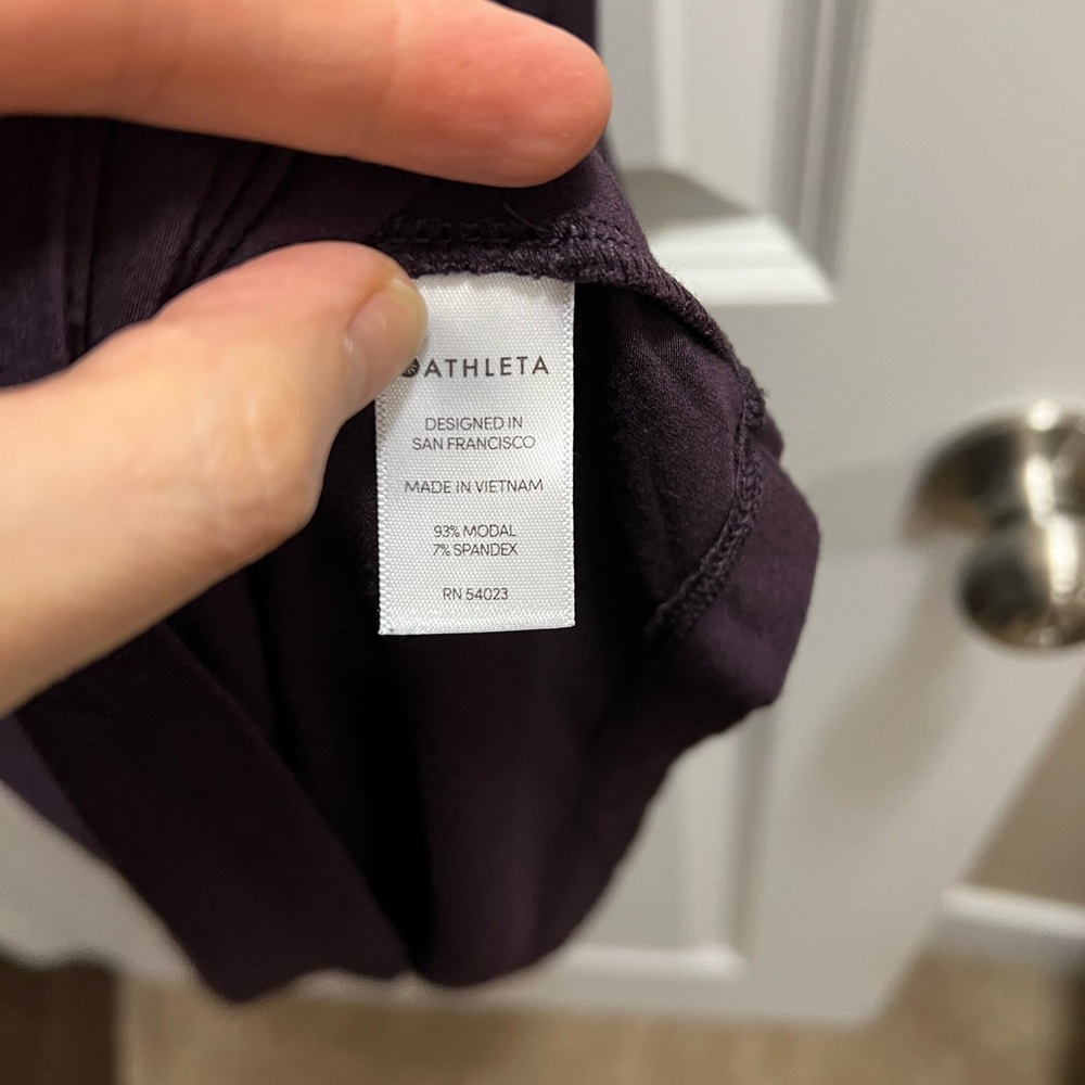 Athleta Santorini v-neck dress in wild raisin - Picture 5 of 5